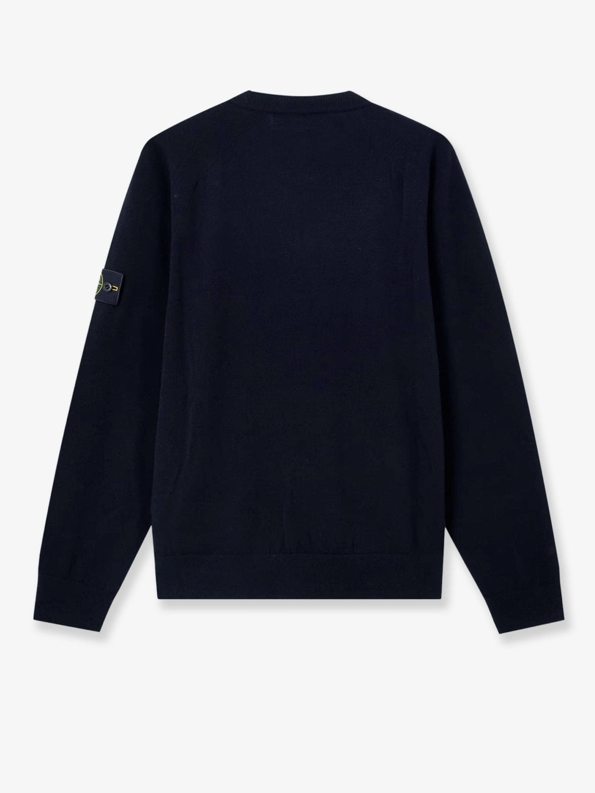 Stone Island Men's Virgin Wool Blend Sweater Blue, view 2