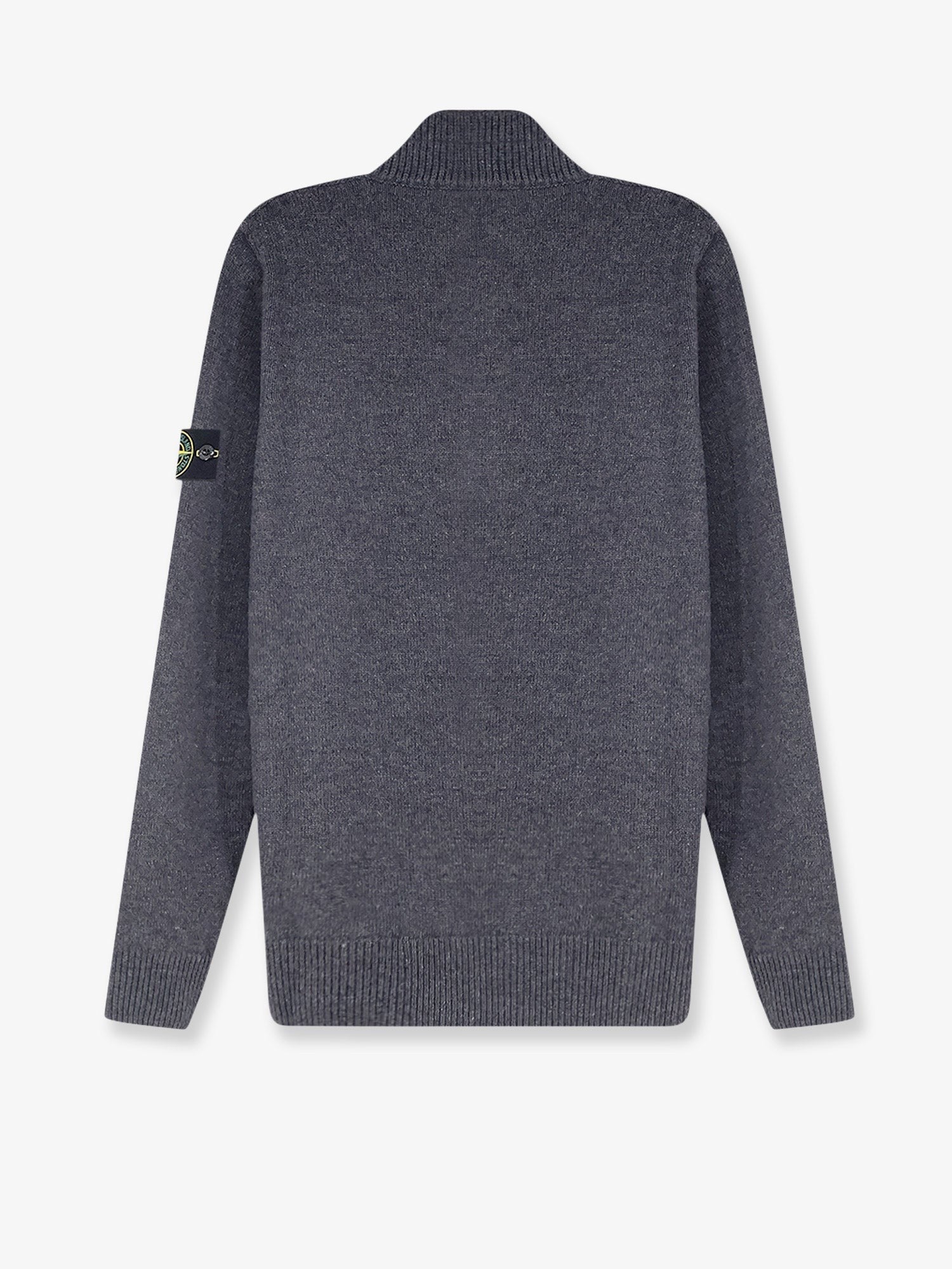 Stone Island Men's Virgin Wool Blend Sweater MELANGE LEAD