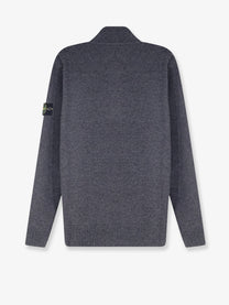 Stone Island Men's Virgin Wool Blend Sweater MELANGE LEAD