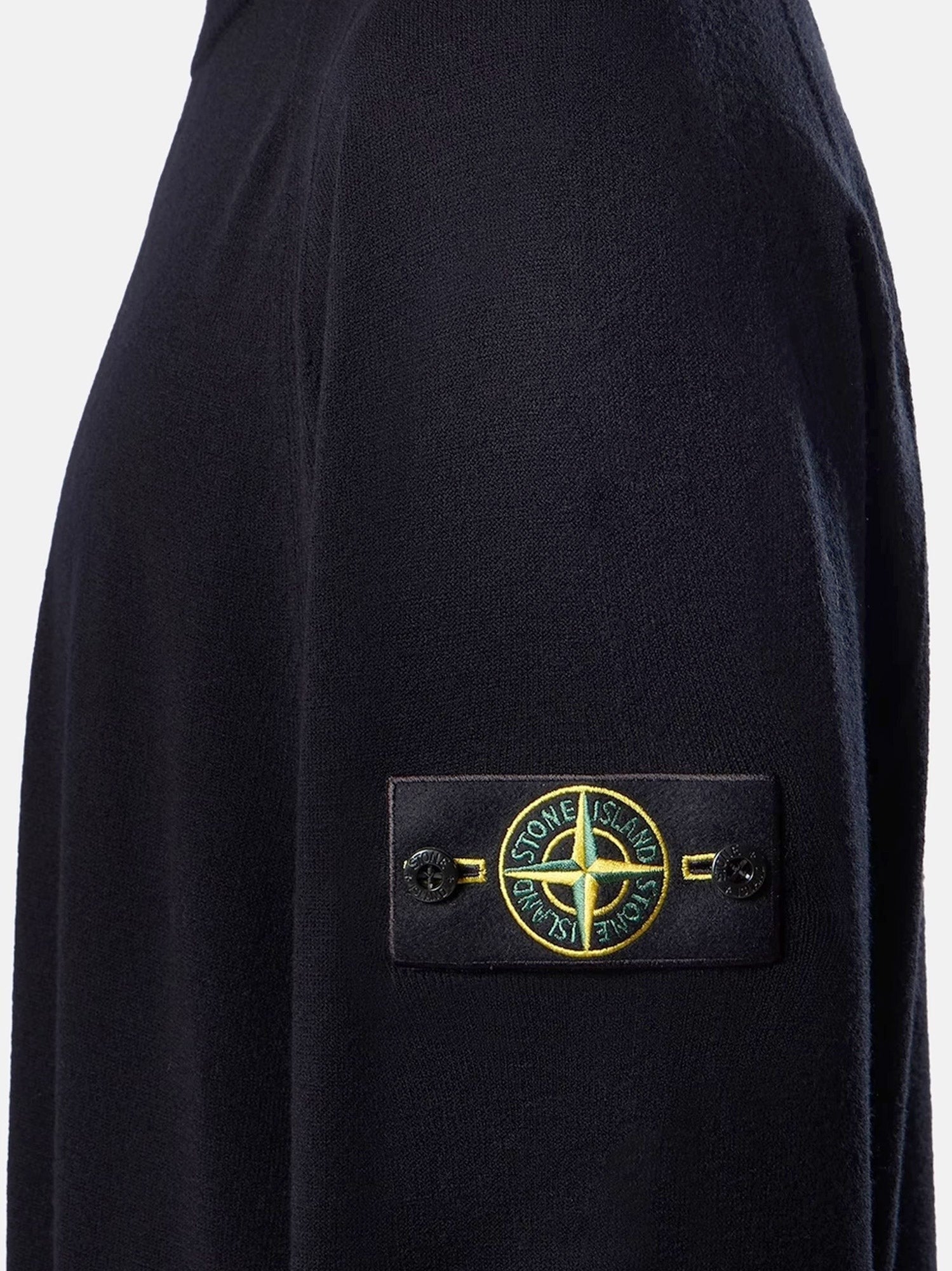 Stone Island Men's Virgin Wool Blend Sweater Blue