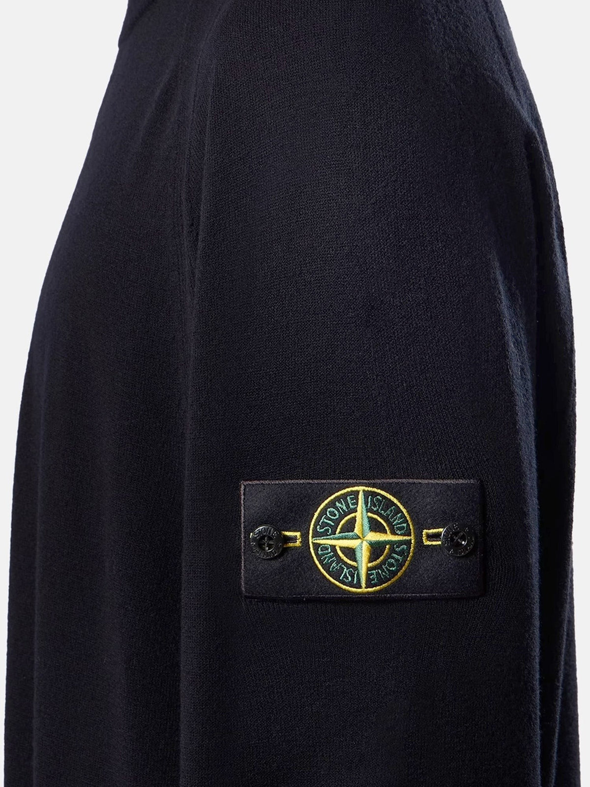 Stone Island Men's Virgin Wool Blend Sweater Blue, view 3