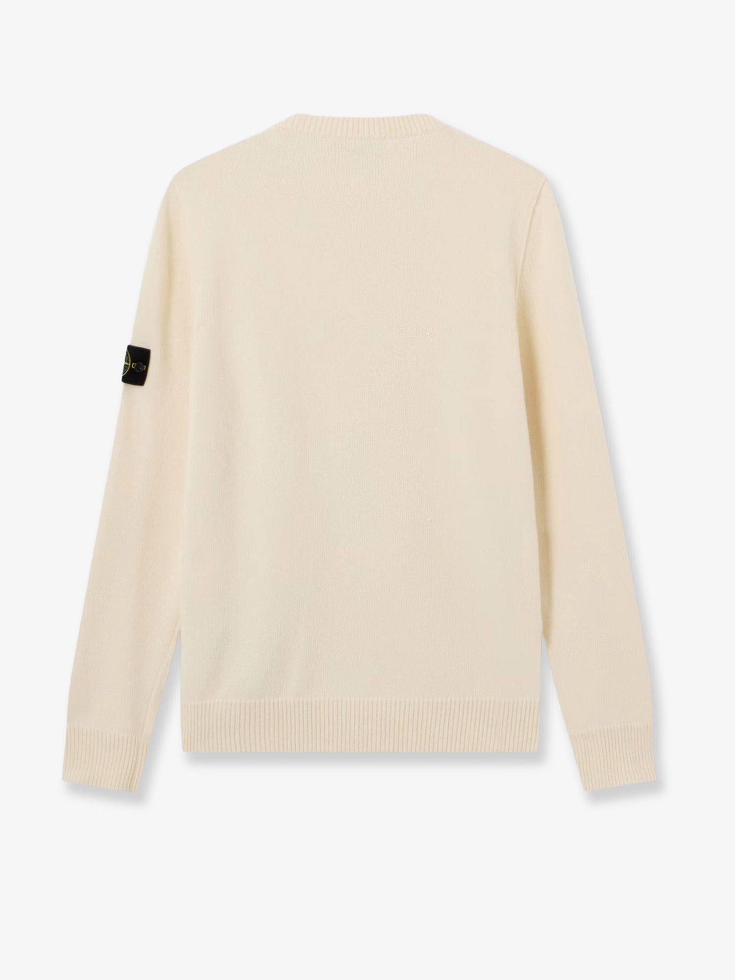 Stone Island Men's Virgin Wool Blend Sweater White