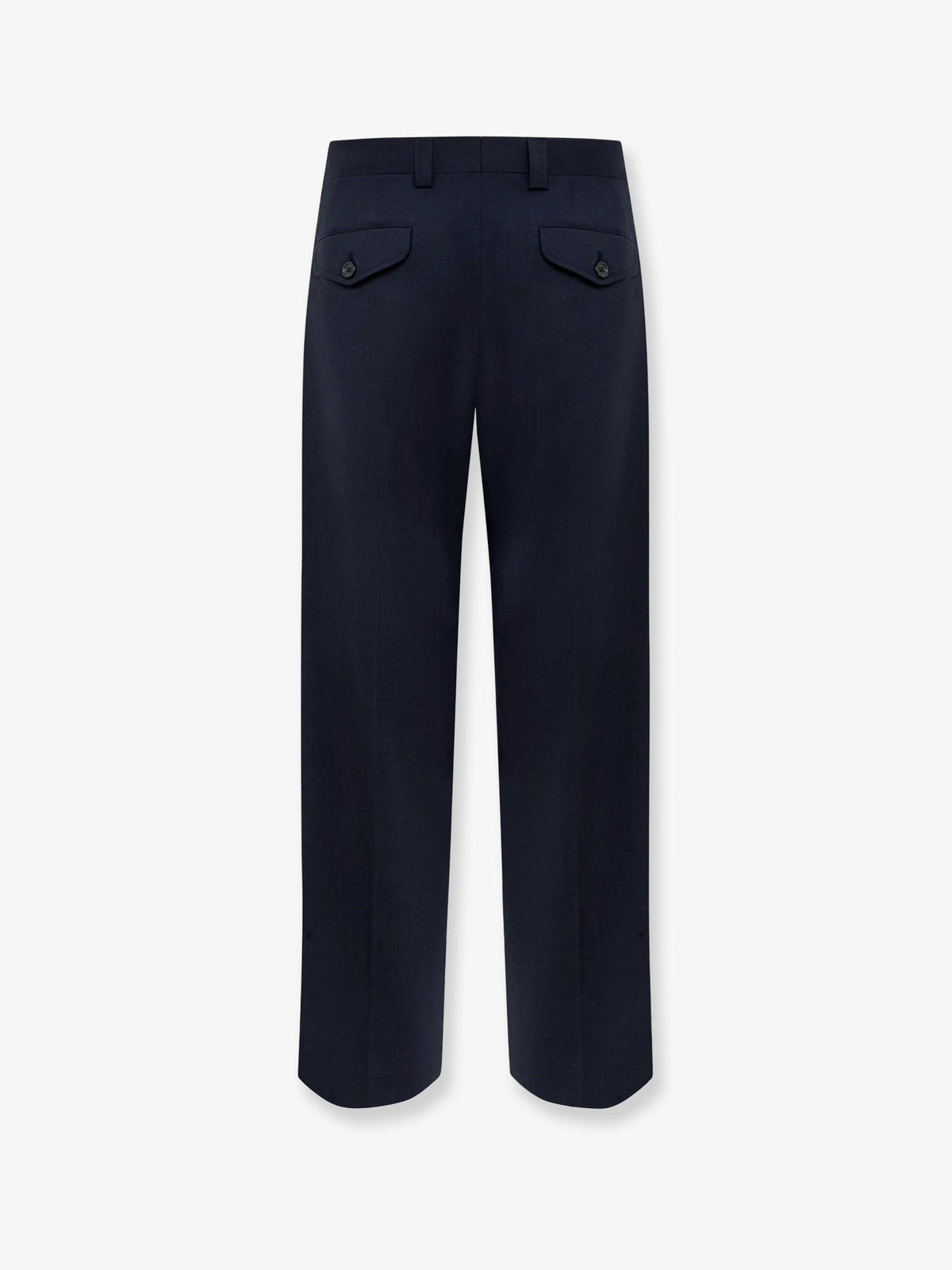 Laneus Men's Virgin Wool Blend Trousers Blue, view 2