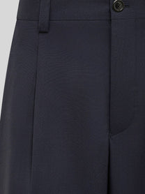 Laneus Men's Virgin Wool Blend Trousers Blue, view 3