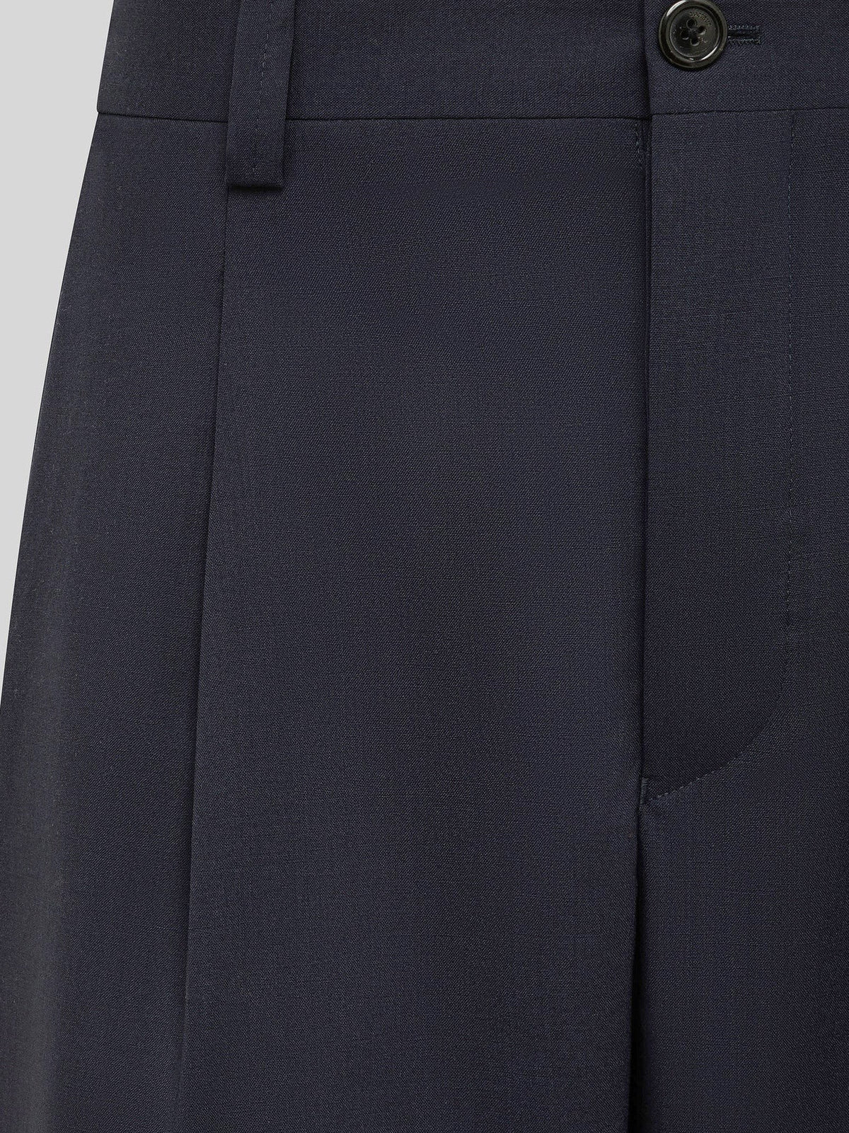 Laneus Men's Virgin Wool Blend Trousers Blue, view 3