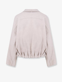 Brunello Cucinelli Women's Virgin Wool Bomber MARMOMELANGE