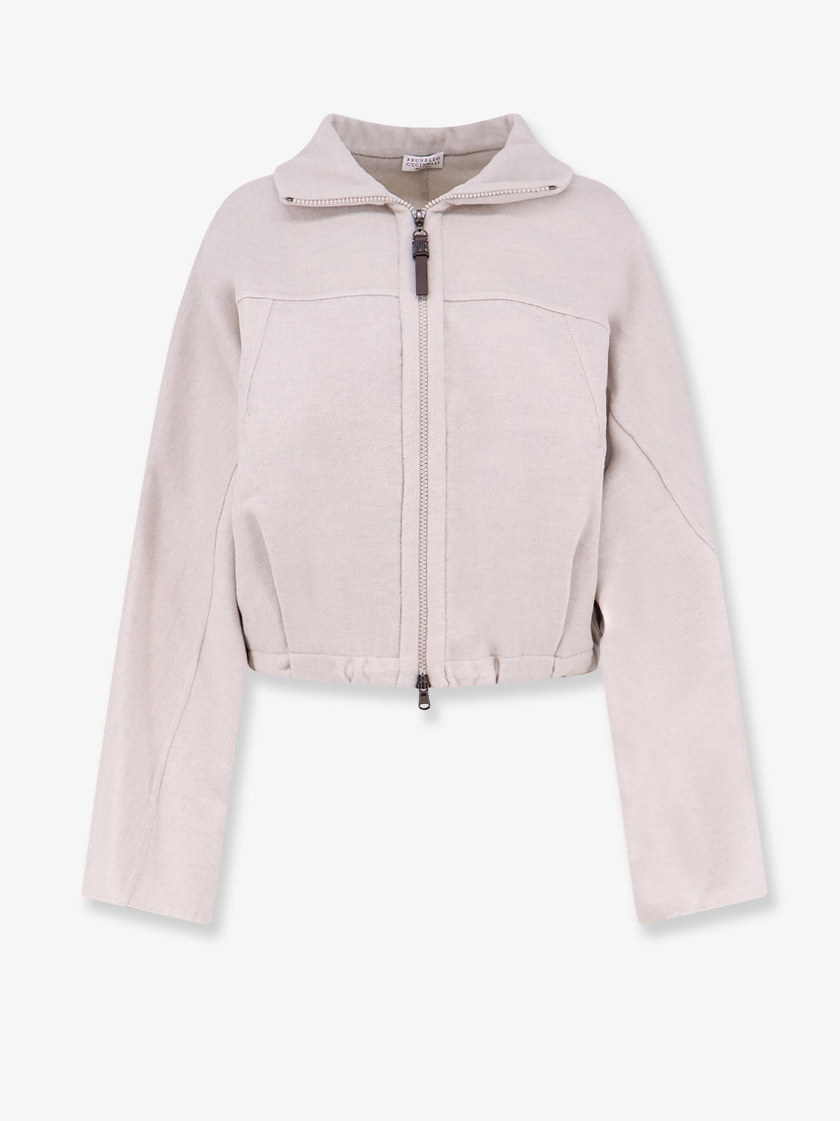 Brunello Cucinelli Women's Virgin Wool Bomber MARMOMELANGE