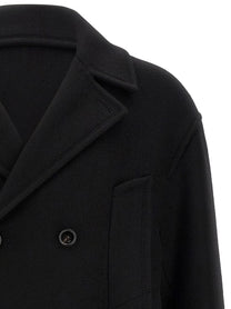 Ami Paris Virgin Wool Caban Black