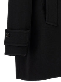 Ami Paris Virgin Wool Caban Black