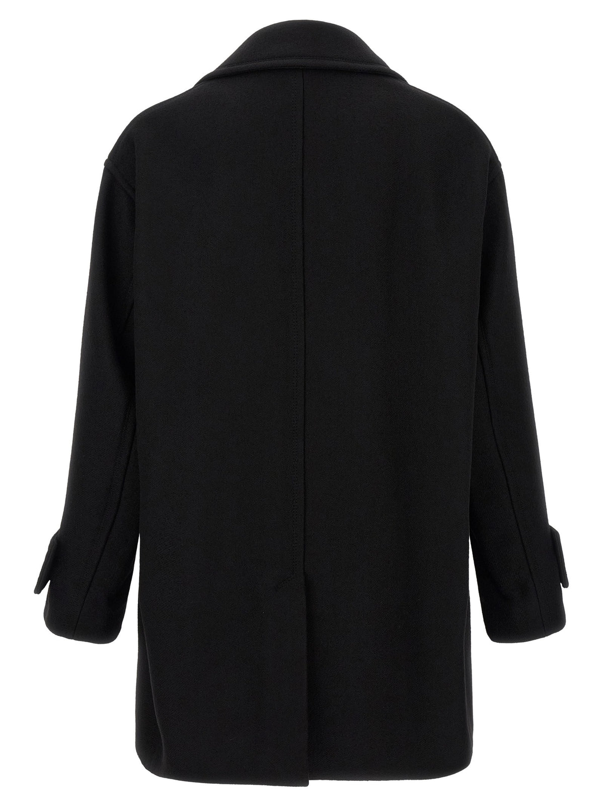 Ami Paris Virgin Wool Caban Black