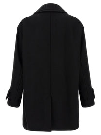 Ami Paris Virgin Wool Caban Black