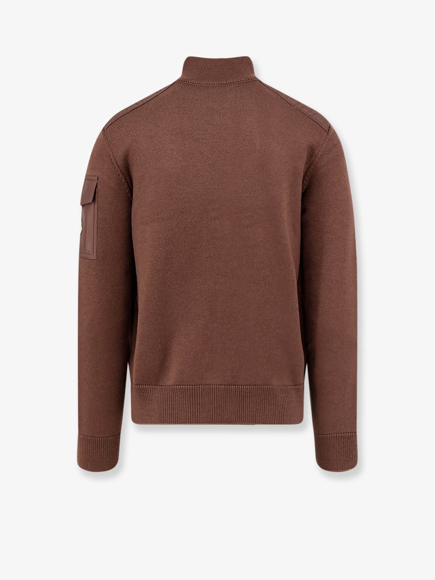 Moncler Men's Virgin Wool Cardigan Brown