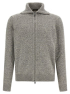 Zanone Virgin Wool Cardigan Grey