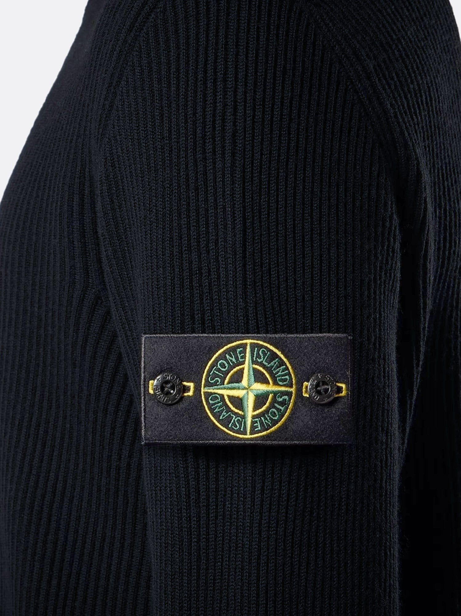 Stone Island Men's Virgin Wool Cardigan Blue