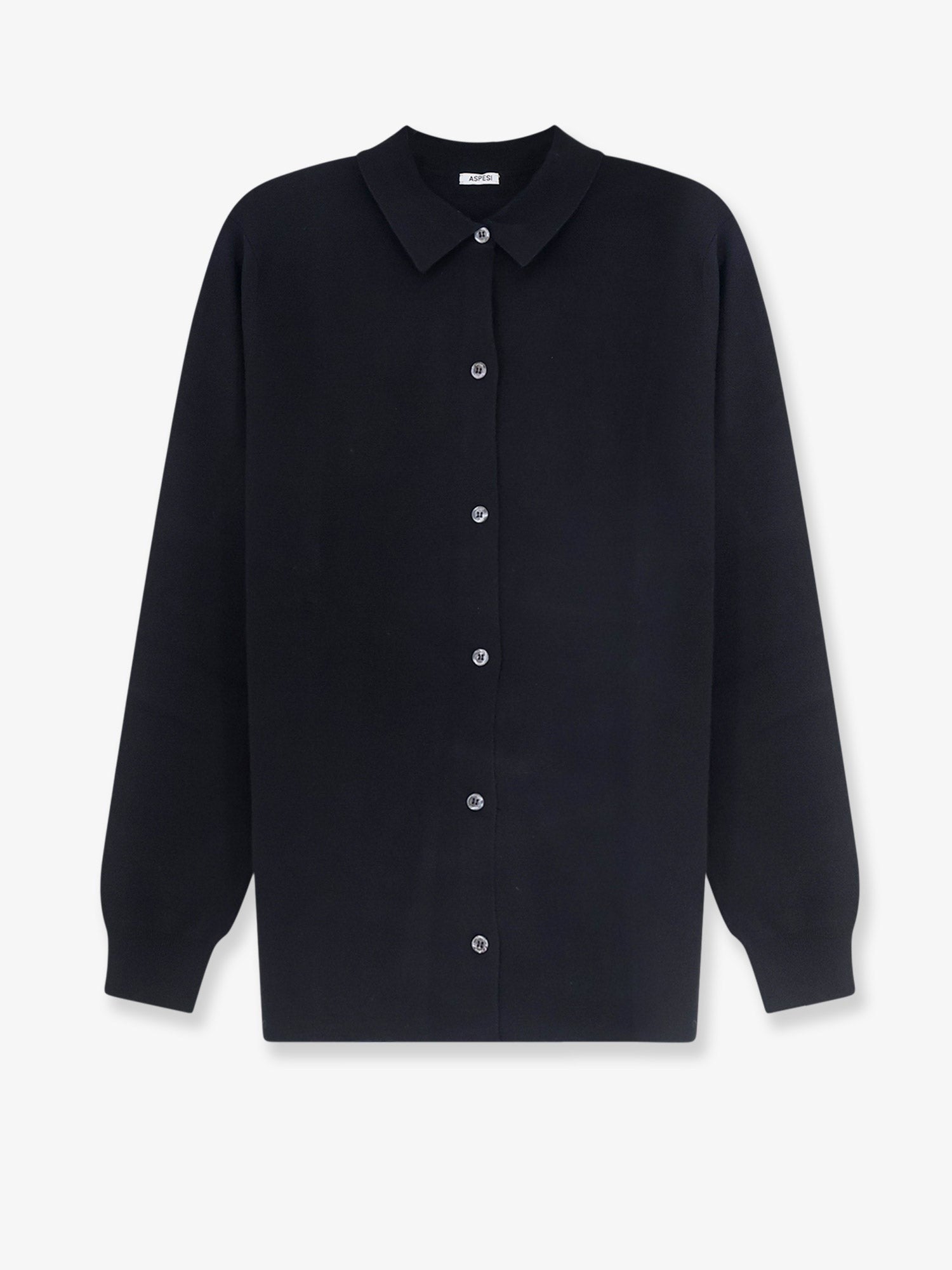 ASPESI Women's Virgin Wool Cardigan Black