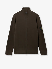 Stone Island Men's Virgin Wool Cardigan Grey