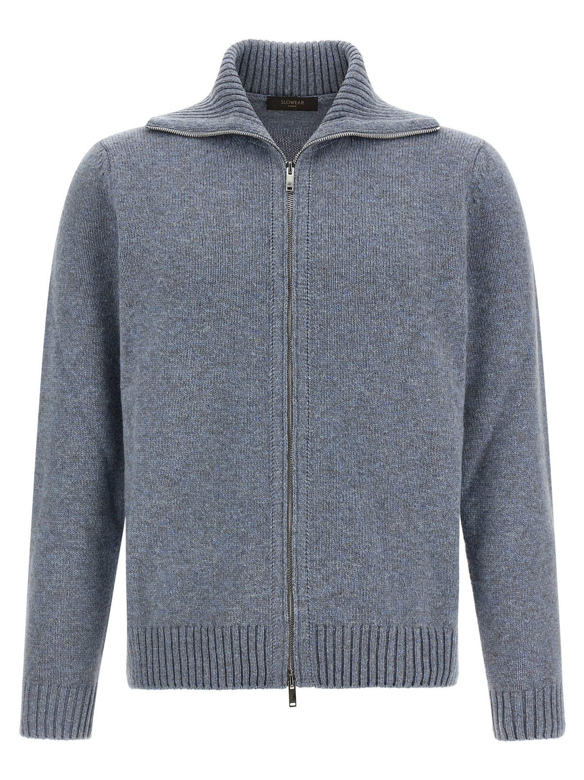 Zanone Virgin Wool Cardigan Blue