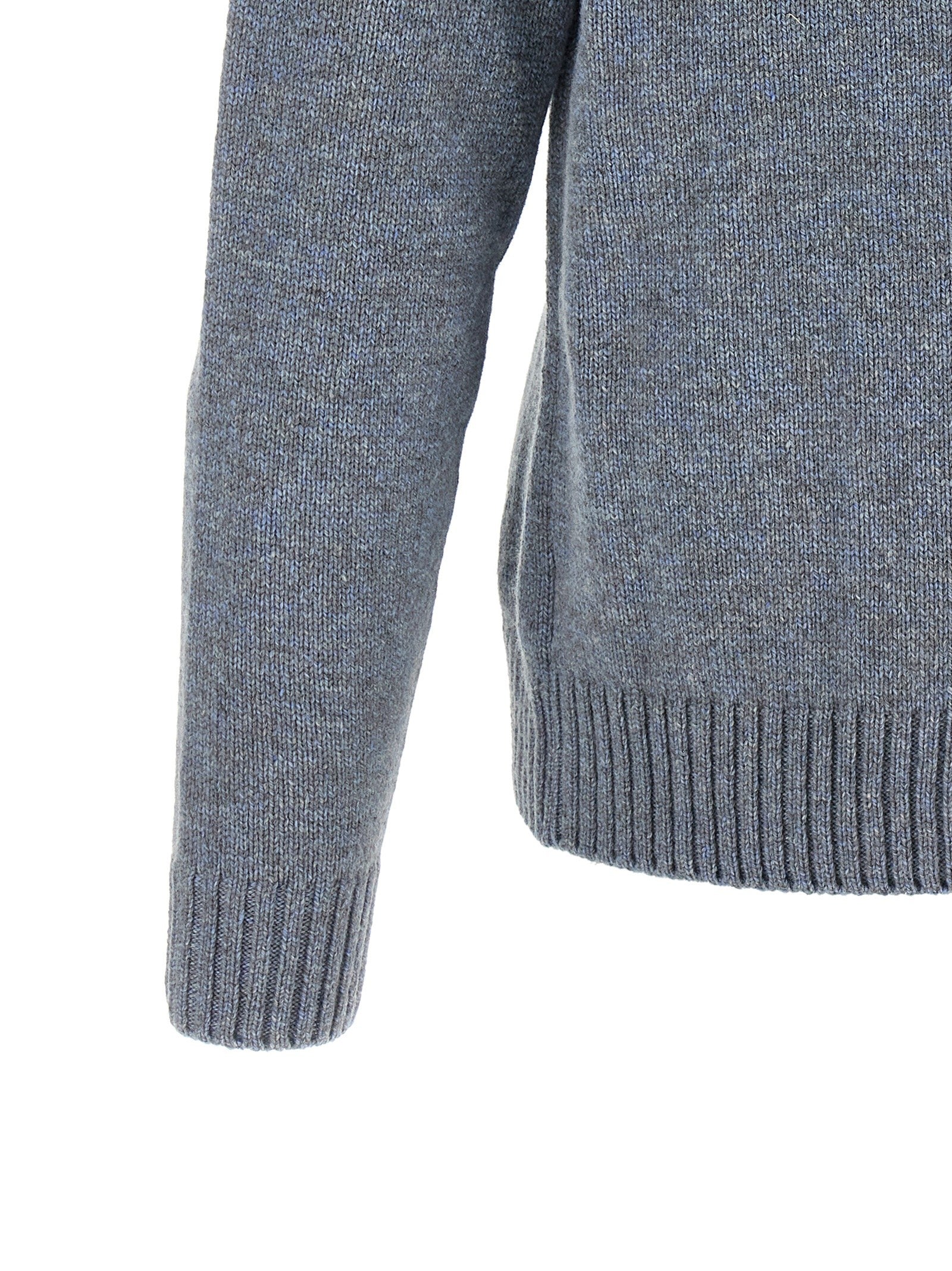 Zanone Virgin Wool Cardigan Blue