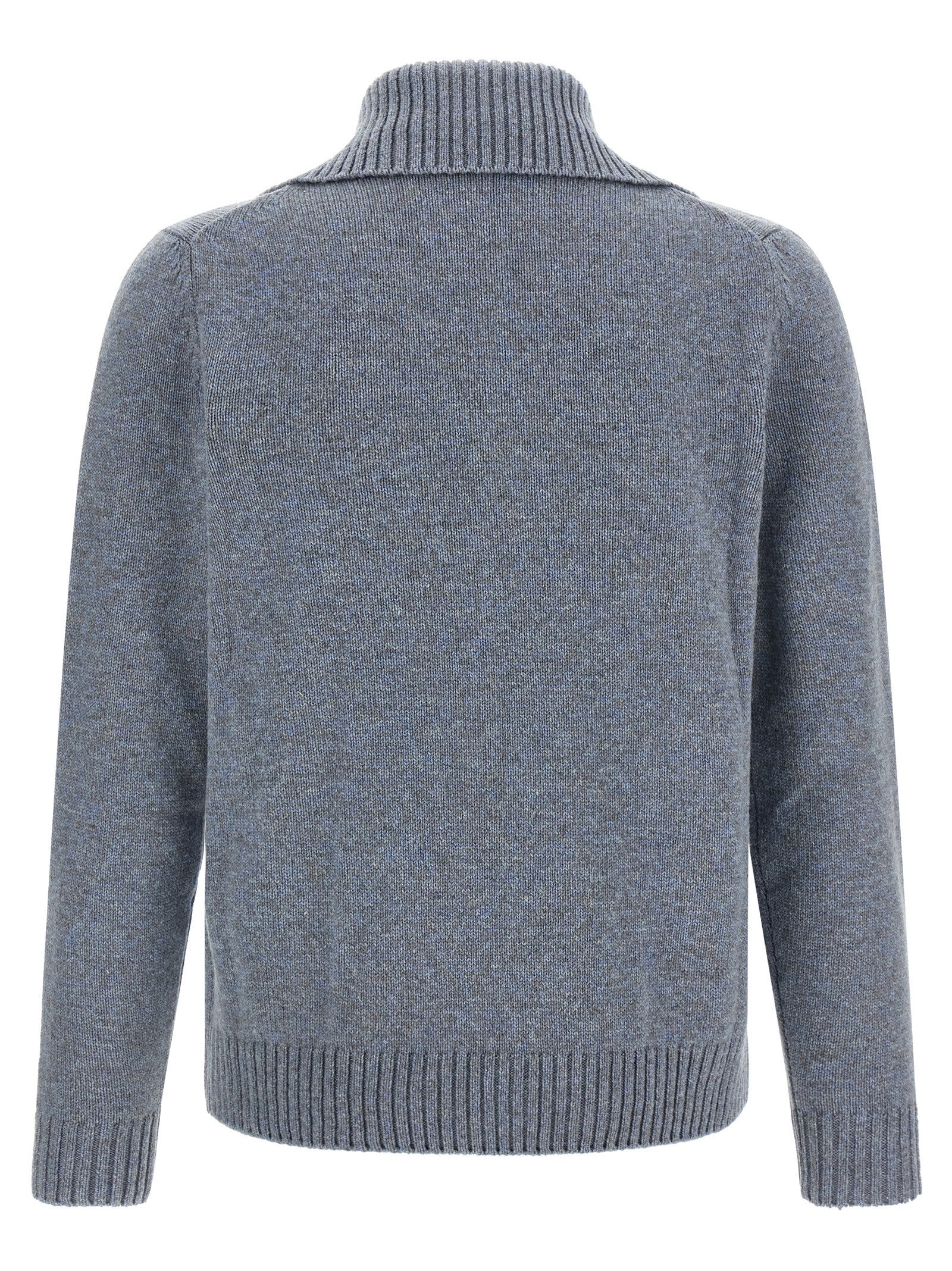 Zanone Virgin Wool Cardigan Blue
