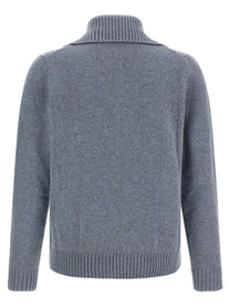 Zanone Virgin Wool Cardigan Blue