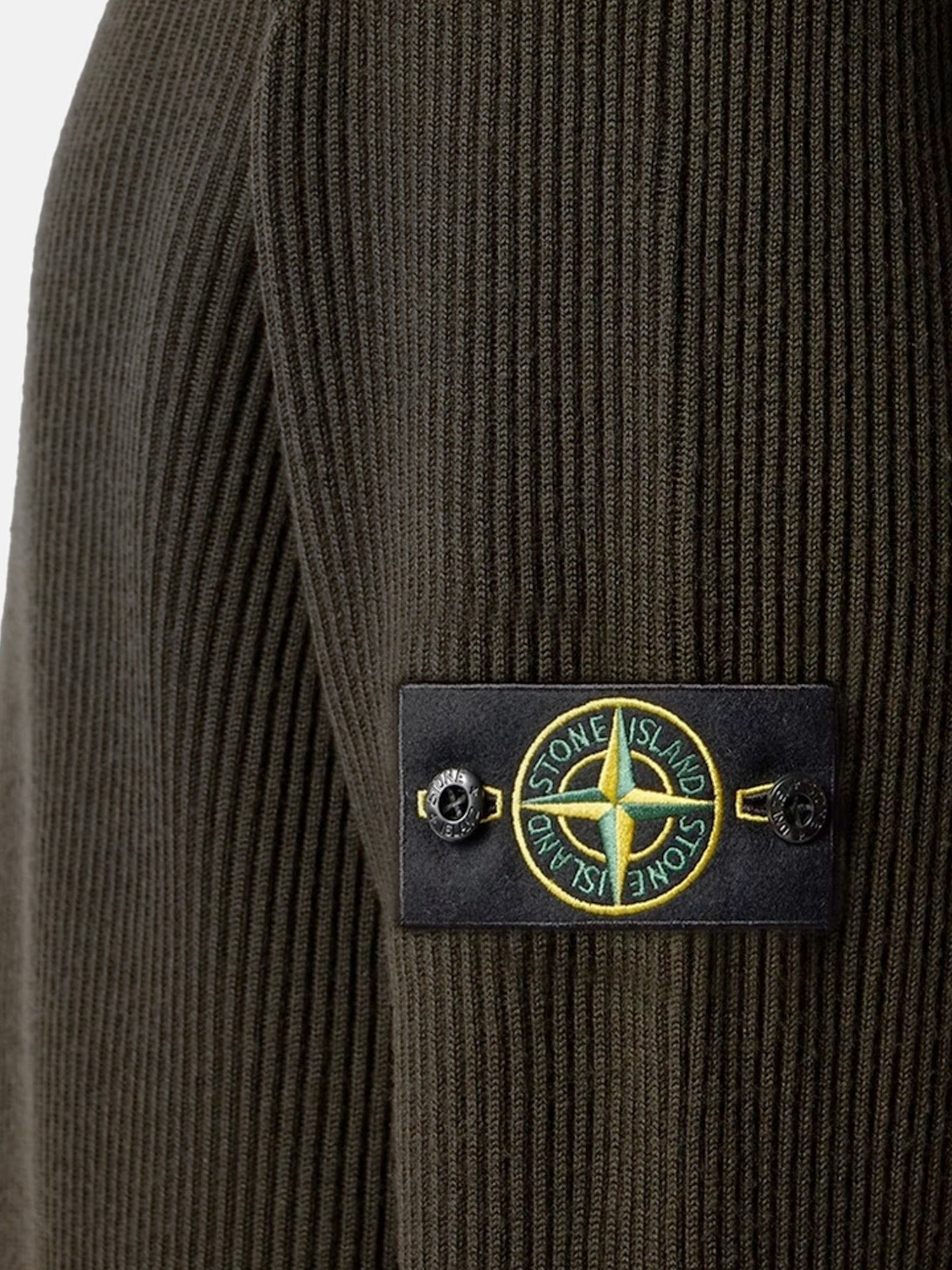 Stone Island Men's Virgin Wool Cardigan Grey