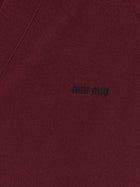 Miu Miu Women's Virgin Wool Cardigan Black, view 3