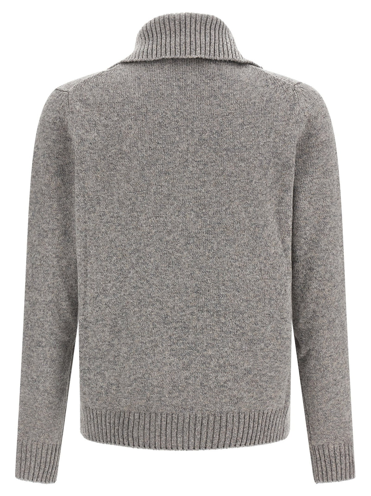 Zanone Virgin Wool Cardigan Grey, view 2