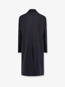 Hevò Men's Virgin Wool Coat Blue
