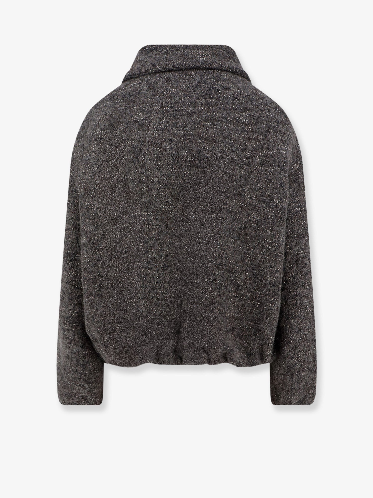 Alysi Women's Cotton and Alpaca Jacket Grey