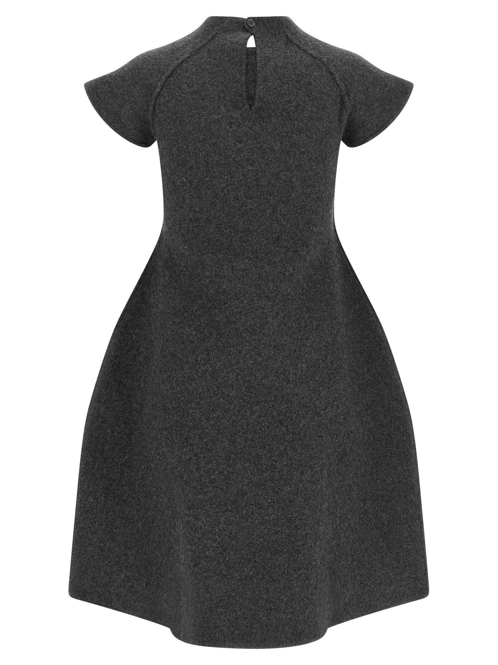 Jil Sander Virgin Wool Dress Grey