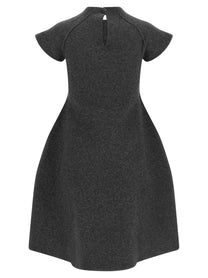 Jil Sander Virgin Wool Dress Grey