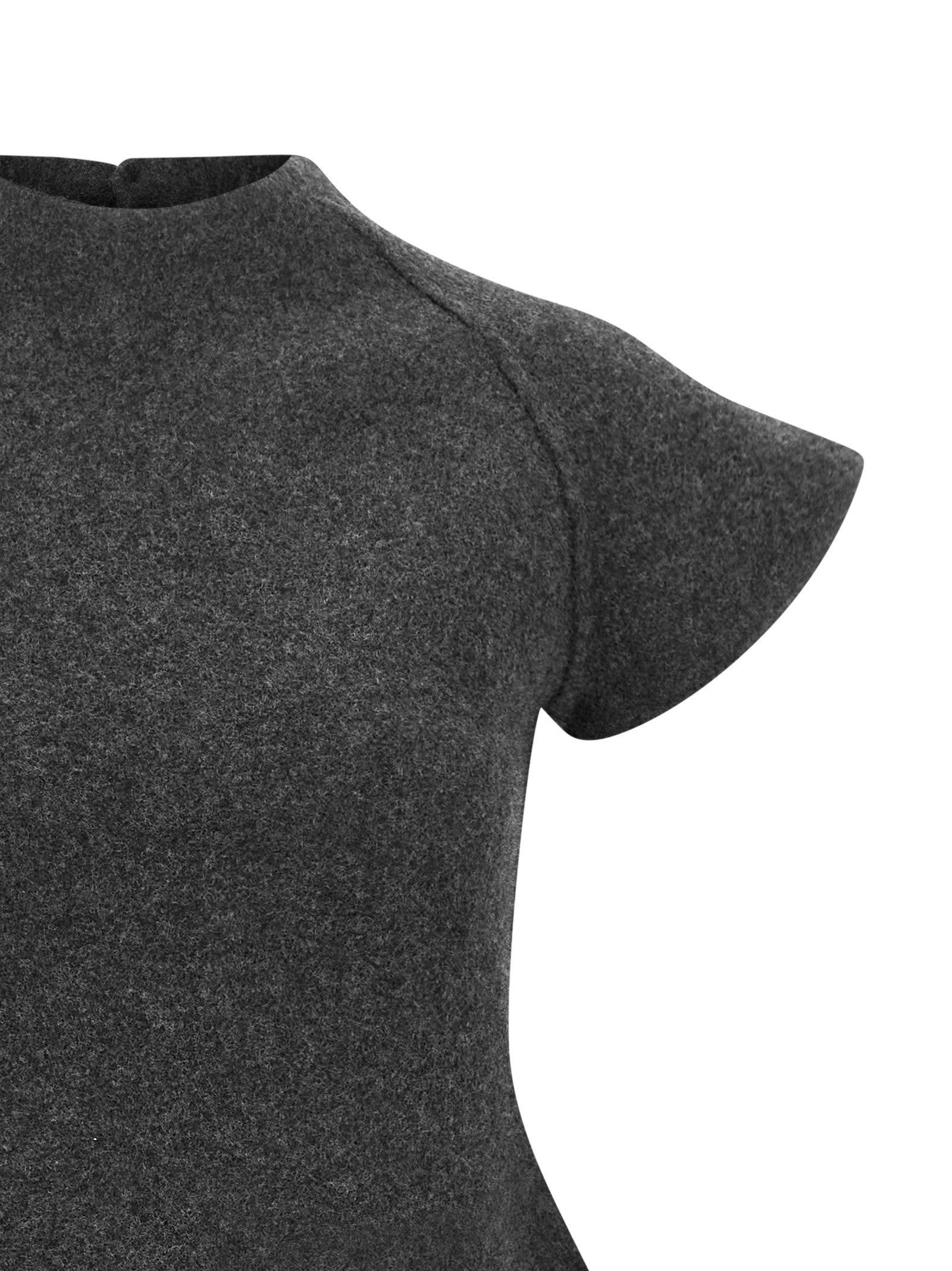 Jil Sander Virgin Wool Dress Grey
