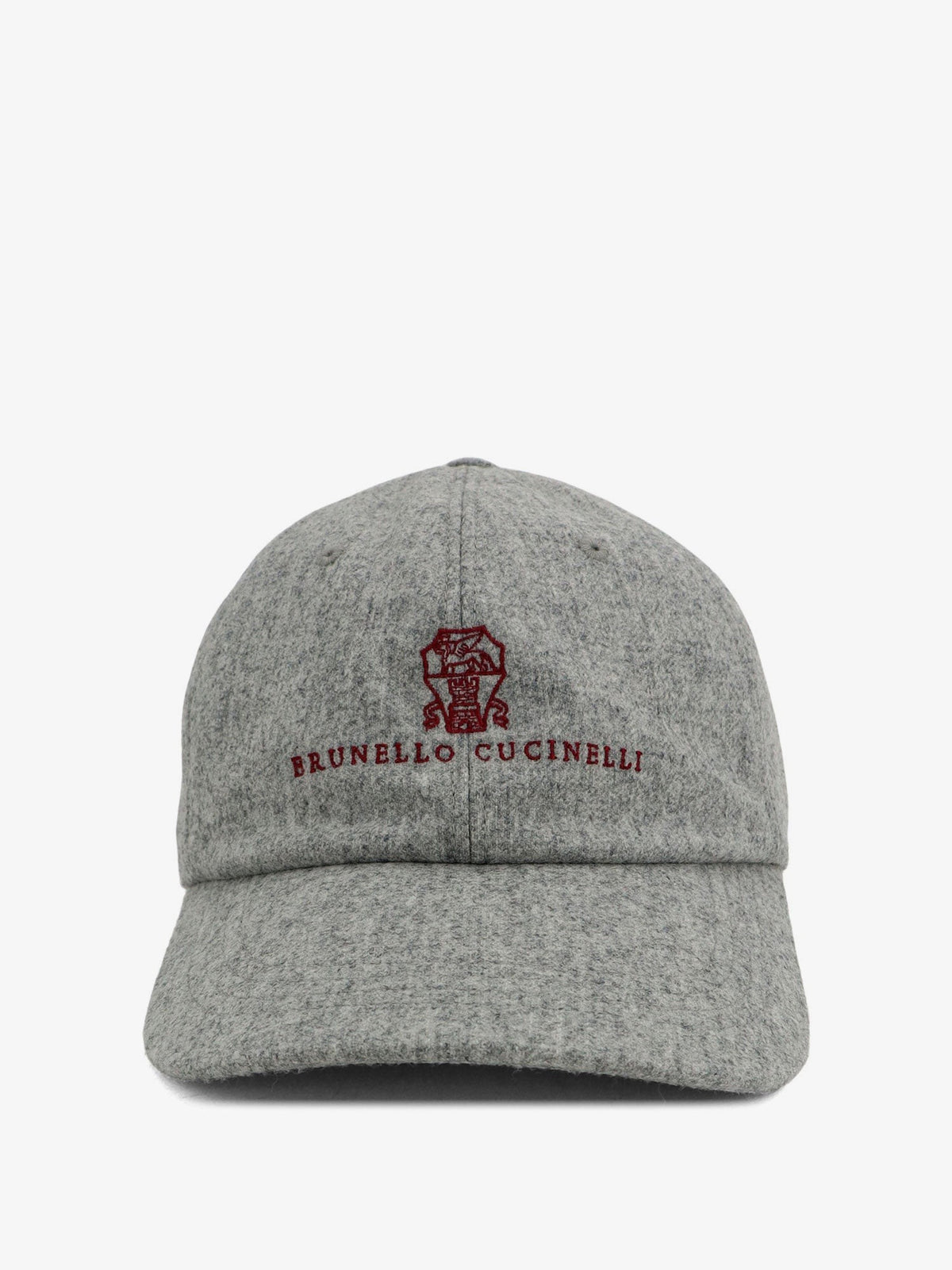 Brunello Cucinelli Men's Virgin Wool Hat Red