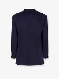 Brunello Cucinelli Men's Virgin Wool Jacket Blue