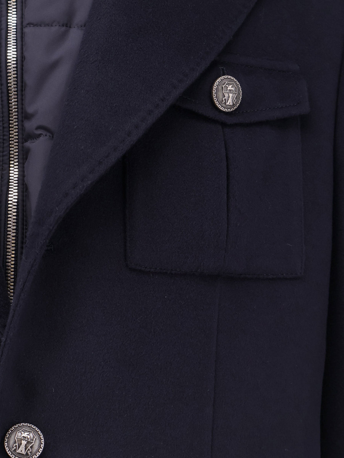 Brunello Cucinelli Men's Virgin Wool Jacket Blue