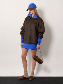 Miu Miu Women's Virgin Wool Jacket Brown