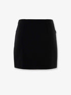 Versace Women's Virgin Wool Mini Skirt Black