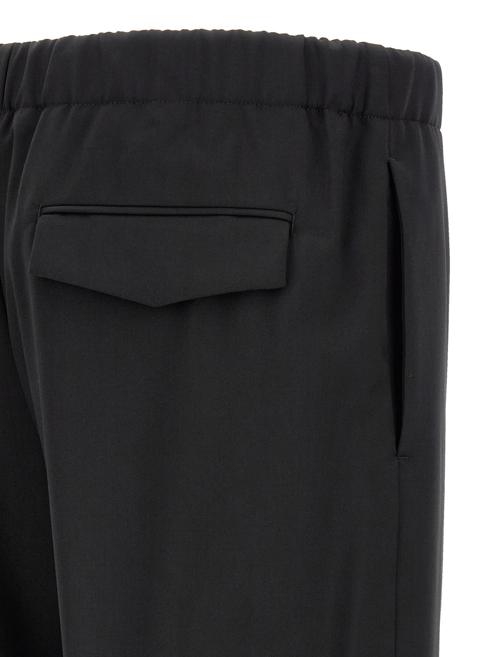 Lardini Virgin Wool Pants Black