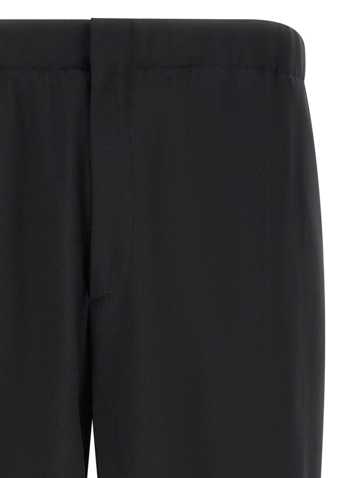 Lardini Virgin Wool Pants Black, view 3