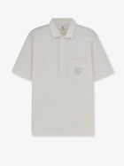 Brunello Cucinelli Men's Virgin Wool Polo Shirt White