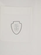 Brunello Cucinelli Men's Virgin Wool Polo Shirt White