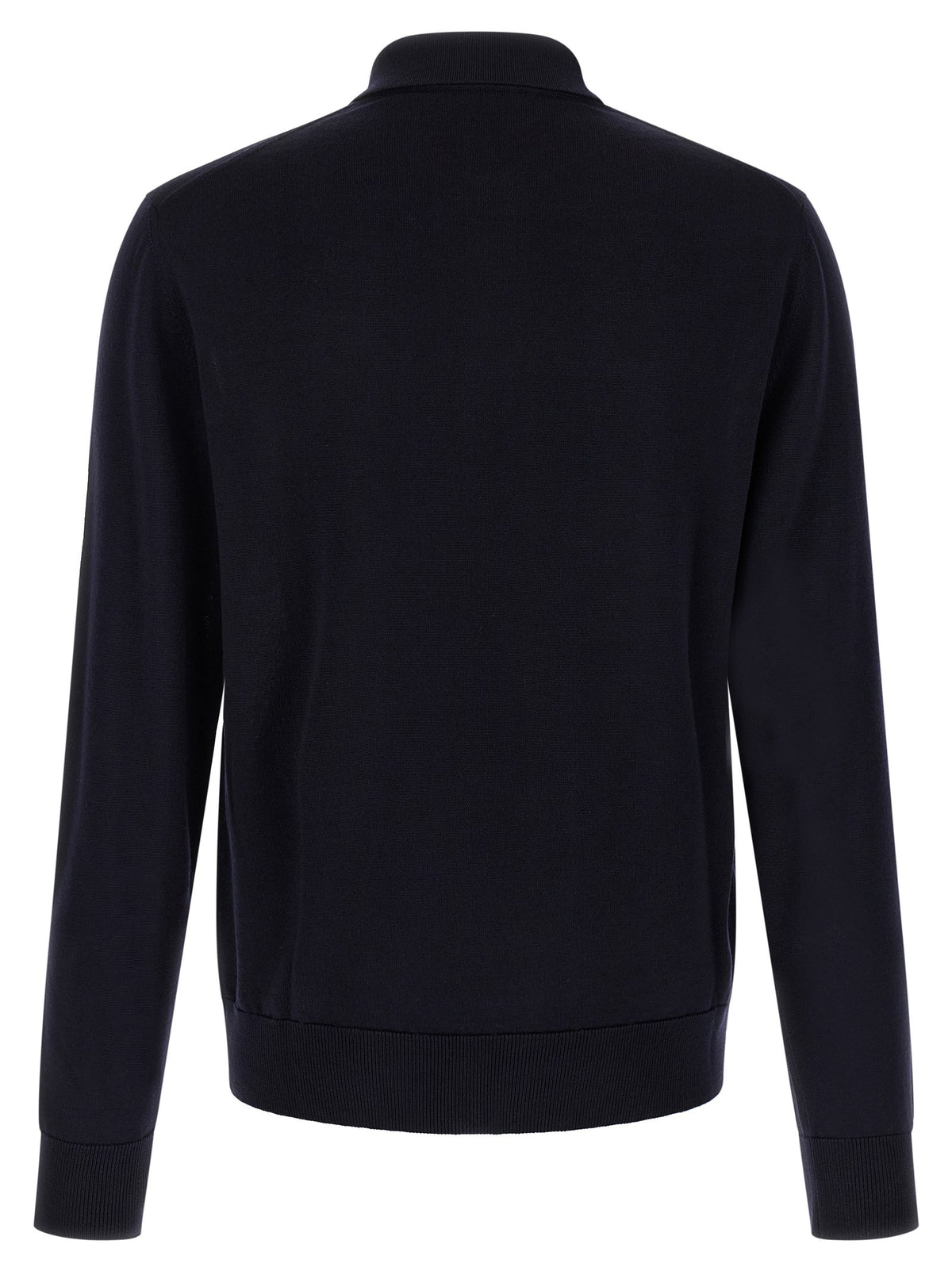 Dolce &amp; Gabbana Virgin Wool Polo Shirt Blue