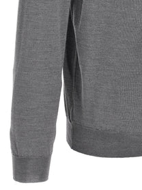 Zanone Virgin Wool Polo Shirt Grey