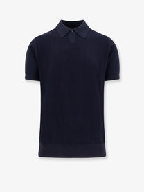 BOSS Men's Virgin Wool Polo Shirt Blue
