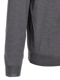 Zanone Virgin Wool Polo Shirt Grey
