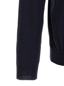 Zanone Virgin Wool Polo Shirt Blue