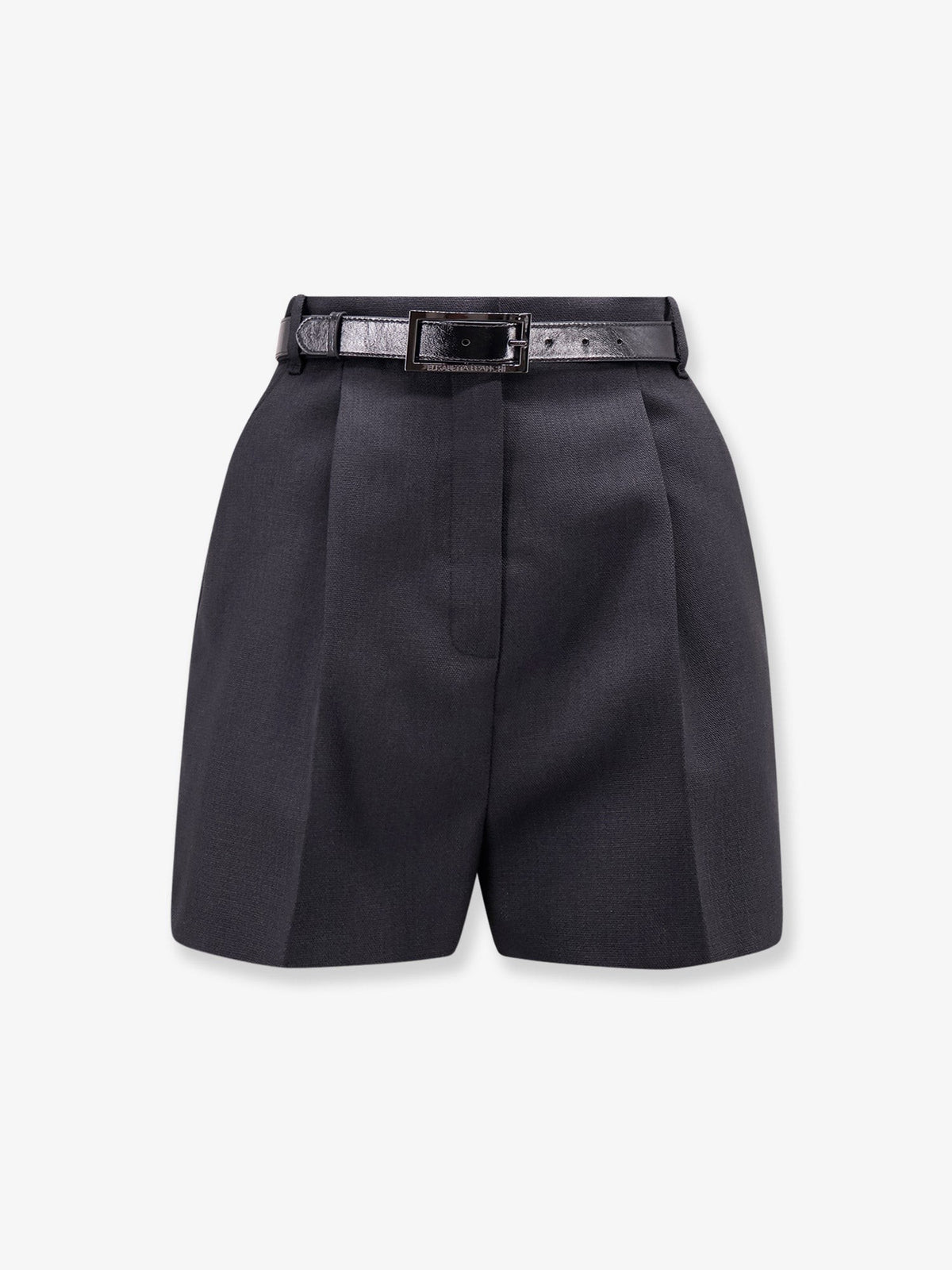 Elisabetta Franchi Women's Virgin Wool Shorts Black