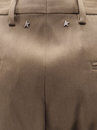 Golden Goose Men's Virgin Wool Shorts Brown, view 3