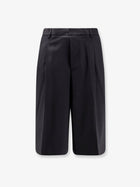 Ami Paris Men's Virgin Wool Shorts Black