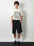 Ami Paris Men's Virgin Wool Shorts Black
